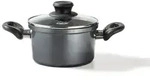 STONELINE&reg; Kochtopf 16 cm, mit Glasdeckel, antihaftbeschichtete Topf, Induktion und