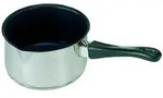 Kr&uuml;ger Stieltopf beschichtet aus rostfreiem Edelstahl 900ml 14cm