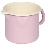 Riess Emaille Schnabeltopf &Oslash; 12 cm 1 l rosa pastell