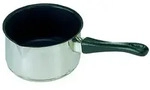 Kr&uuml;ger Stieltopf beschichtet aus rostfreiem Edelstahl 1400ml 16cm