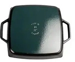 STAUB Grillpfanne mit 2 Griffen Gusseisen 28x28cm schwarz