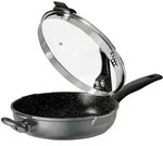 STONELINE&reg; FUTURE Schmorpfanne 28 cm, mit Siebglasdeckel, antihaftbeschichtetet,