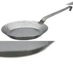 GSW Pfanne Gastro traditionell Eisen geschmiedet 32 x 3,6cm, induktionsgeeignet,
