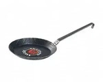 Turk Schmiedeeiserne Bratpfanne, 32 cm, geschmiedeter Hakenstiel