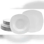 CreaTable Amelie Weiss Tafelservice 12-tlg Porzellan