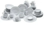 CreaTable Arianne Weiss Kombiservice 61-tlg Porzellan