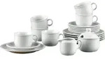 Seltmann Weiden Kaffeeservice Compact Uni 482-122 20tlg wei&szlig;