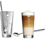 Ritzenhoff & Breker Lena Latte Macchiato Gl&auml;ser 2er Set mit L&ouml;ffel