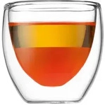 Set aus 2 Gl&auml;sern 8 cl doppelwandig - Transparent Bodum Glas