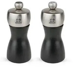 PEUGEOT Pfefferm&uuml;hle FIDJI 12cm Edelstahl Buchenholz Schwarz Stahlmahlwerk