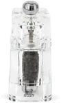 PEUGEOT Pfefferm&uuml;hle CHAUMONT 11cm Acryl Transparent Stahlmahlwerk Gew&uuml;rze