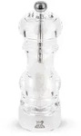 PEUGEOT Salzm&uuml;hle NANCY 18cm Acryl Transparent Stahlmahlwerk Gew&uuml;rzm&uuml;hle
