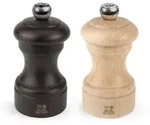 PEUGEOT M&uuml;hlenset BISTRO 10cm Buchenholz Natur Schoko Pfefferm&uuml;hle Salzm&uuml;hle