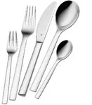 WMF Atria Besteck Stahl Sp&uuml;lmaschinenfest Silber 30 St&uuml;ck