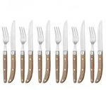 WMF 12.8063.6046 Besteck-Set 12 St&uuml;ck(e) Braun, Metallisch