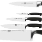 ZWILLING **** VIER STERNE Messerset, 3-tlg (Spick-, Fleisch- und Kochmesser)