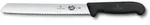 Victorinox Brotmesser Fibrox 21 cm, mit extra scharfem Wellenschliff, rutschfest