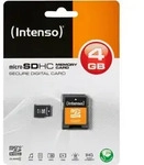 Intenso microSDHC Speicherkarte 4 GB Class 4