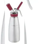 iSi Sahnespender Gourmet Whip Plus, Edelstahl, &Oslash; 10.2 x 35.6 cm, 1 L, silber /...