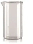 BIALETTI Glas f&uuml;r Glas-Kaffeekanne French Press transparent 100 cl