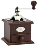 PEUGEOT Kaffeem&uuml;hle NOSTALGIE 21cm Buchenholz Edelstahl Handkaffeem&uuml;hle...