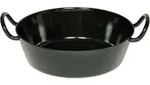 Riess Emaille Schnitzelpfanne &Oslash; 30 cm schwarz