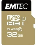 EMTEC microSD Class10 Gold+ Speicherkarte microSDHC 32GB