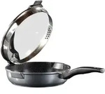 STONELINE&reg; FUTURE Schmorpfanne 24 cm, mit Siebglasdeckel, antihaftbeschichtetet,