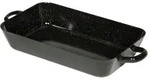 RIESS Profi Pfanne Email, schwarz, L&auml;nge: 290 mm