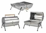 Haushalt International Edelstahl Picknick Grill Campinggrill zusammenklappbar 60008