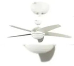 Pepeo Deckenventilator Melton Wei&szlig; mit Licht 132