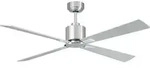 Lucci AIR Climate I Deckenventilator (&Oslash; x H) 132 cm x 31 cm Fl&uuml;gelfarbe: Silber