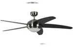 Pepeo Deckenventilator Melton Nickel / Wenge mit Licht 132