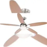 Globo Lighting Deckenventilator Azura 132 cm mit Licht und Zugketten 132