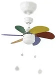 Faro Deckenventilator Palao Bunt 81 cm mit Licht 81