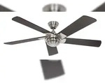 Casafan Deckenventilator Rotary Chrom ohne Steuerung 132