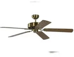Pepeo Deckenventilator Potkuri Messing antik / Eiche 132