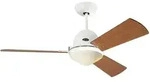 casafan libeccio 120/142, ventilator mit licht, wei&szlig;es metallgeh&auml;use,...