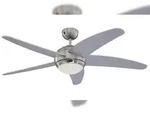 Westinghouse Deckenventilator Bendan Silber mit Licht und Fernbedienung 132