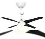 Casafan Deckenventilator Mirage WE-SW mit Licht & Fernbedienung 142
