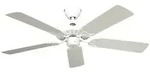 CasaFan Classic Royal 132 WE Deckenventilator (&Oslash;) 132 cm Fl&uuml;gelfarbe: Wei&szlig;