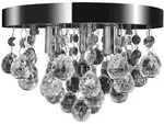 vidaXL Kronleuchter Deckenleuchte Kristall Design L&uuml;ster Chrom