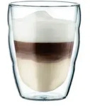 PILATUS Doppelwand-Trinkglas, 0,25 L, Glas, transparent