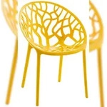 CLP Gartenstuhl Hope Kunststoff HBT: 80x59x60 cm gelb