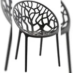 CLP Gartenstuhl Hope Kunststoff HBT: 80x59x60 cm schwarz