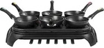 Tefal Wokparty Duo PY582813 Tischgrill mit kleinen Pfannen Gourmets & Woks 1000 W