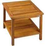 Casaria Beistelltisch Balkontisch Holz Akazie 45x45cm