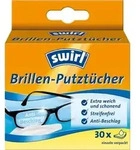 Swirl Feuchte Brillenputzt&uuml;cher Wei&szlig; 30 St&uuml;ck