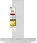 Exquisit Dunstabzugshaube FKH60-2.1 Inox | Kaminhaube | Energieeffizienzklasse C 