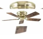Casafan Deckenventilator Classic Flat III Messing poliert 103 103